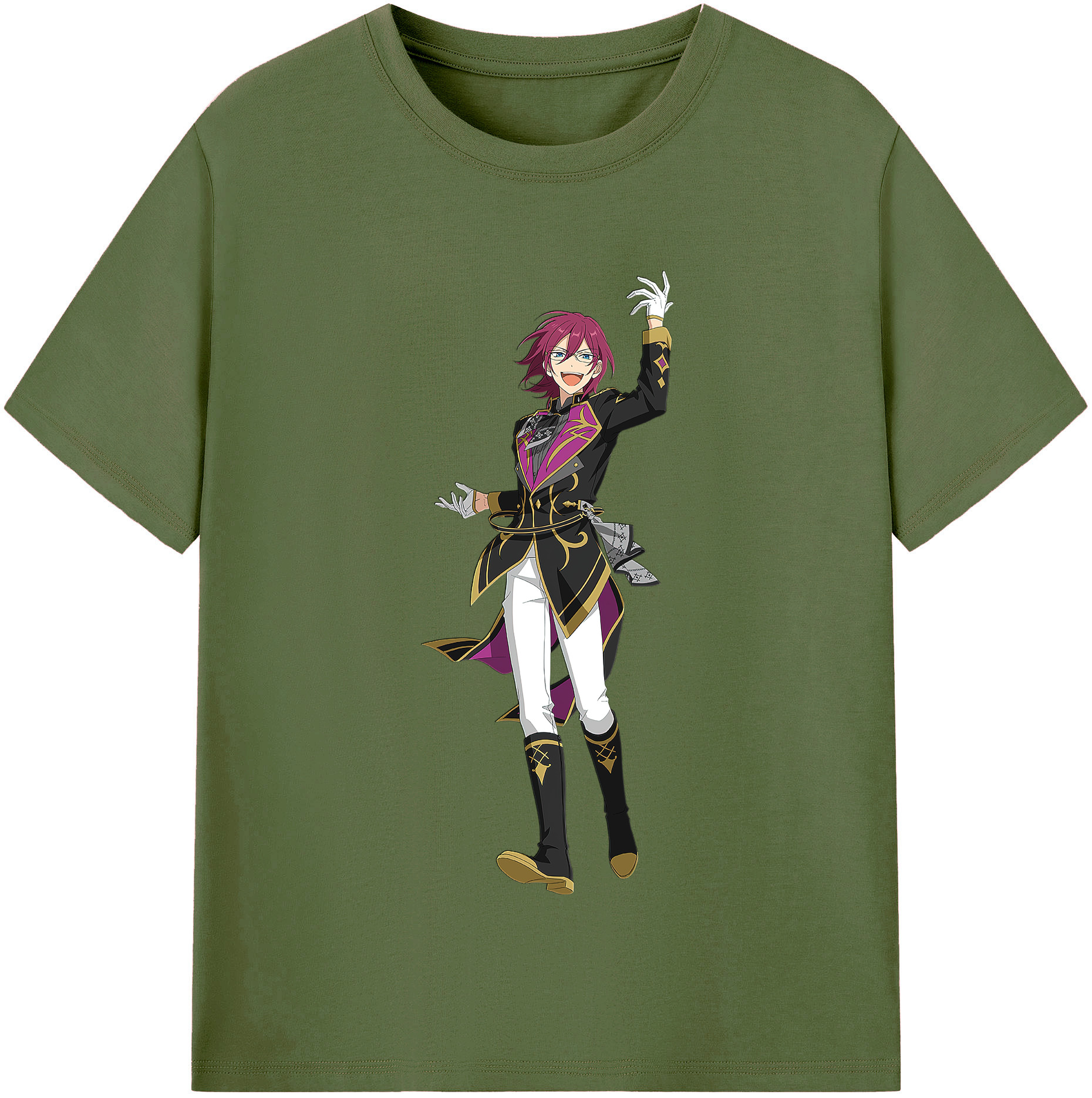 （画像用） あんさんぶるスターズ! Ensemble Stars 綿100％半袖Tシャツ（フロントプリント）